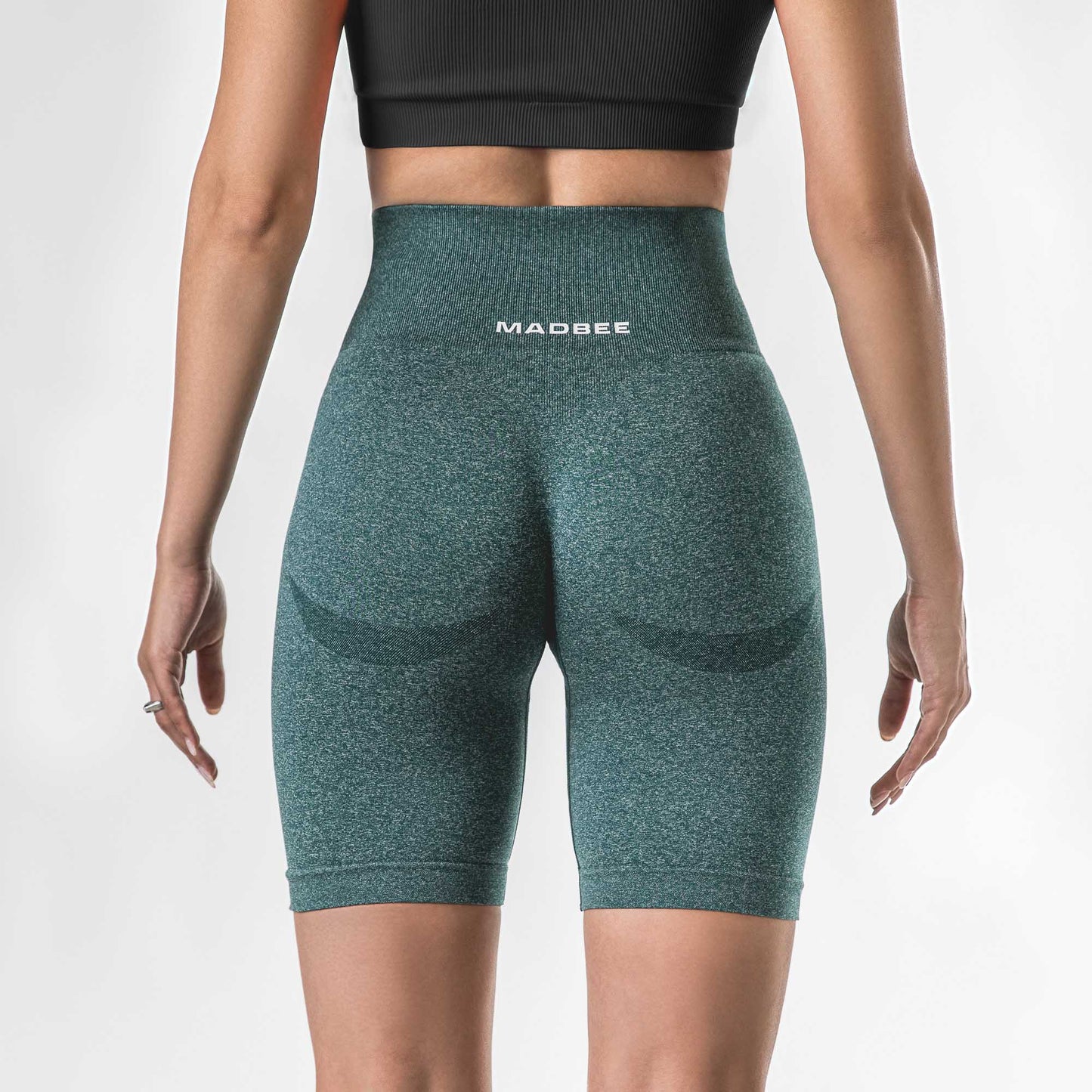 Shorts Active a Vita Alta Fitness Yoga- Verde