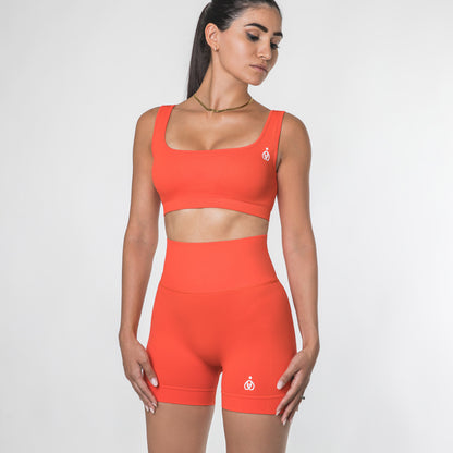 2pcs Set Fitness Yoga- Royal Queen - Orange Costine