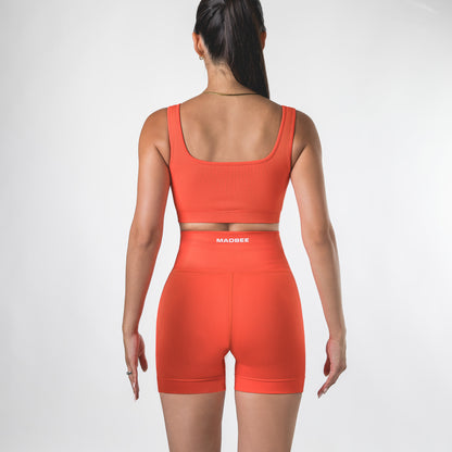 2pcs Set Fitness Yoga- Royal Queen - Orange Costine