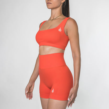 2pcs Set Fitness Yoga- Royal Queen - Orange Costine