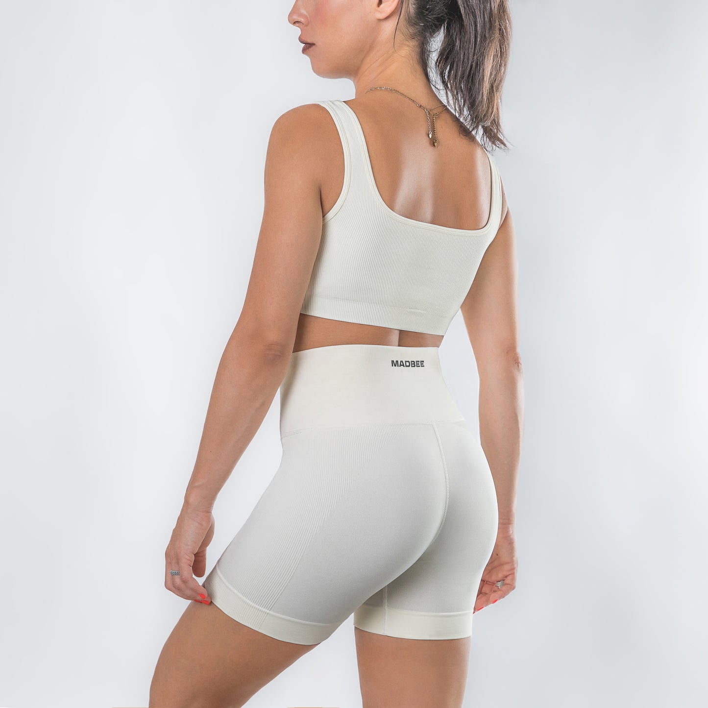 2pcs Set Fitness Yoga- Royal Queen - Beige Costine