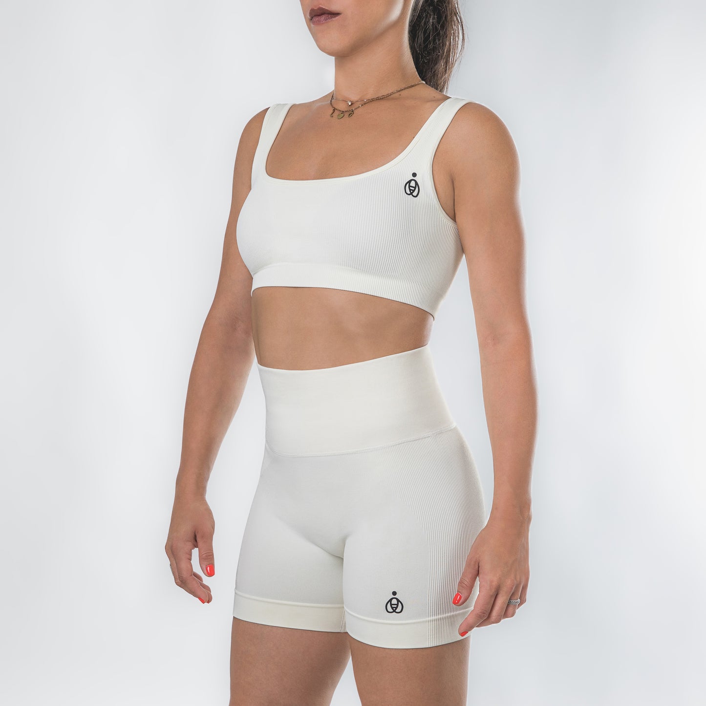 2pcs Set Fitness Yoga- Royal Queen - Beige Costine