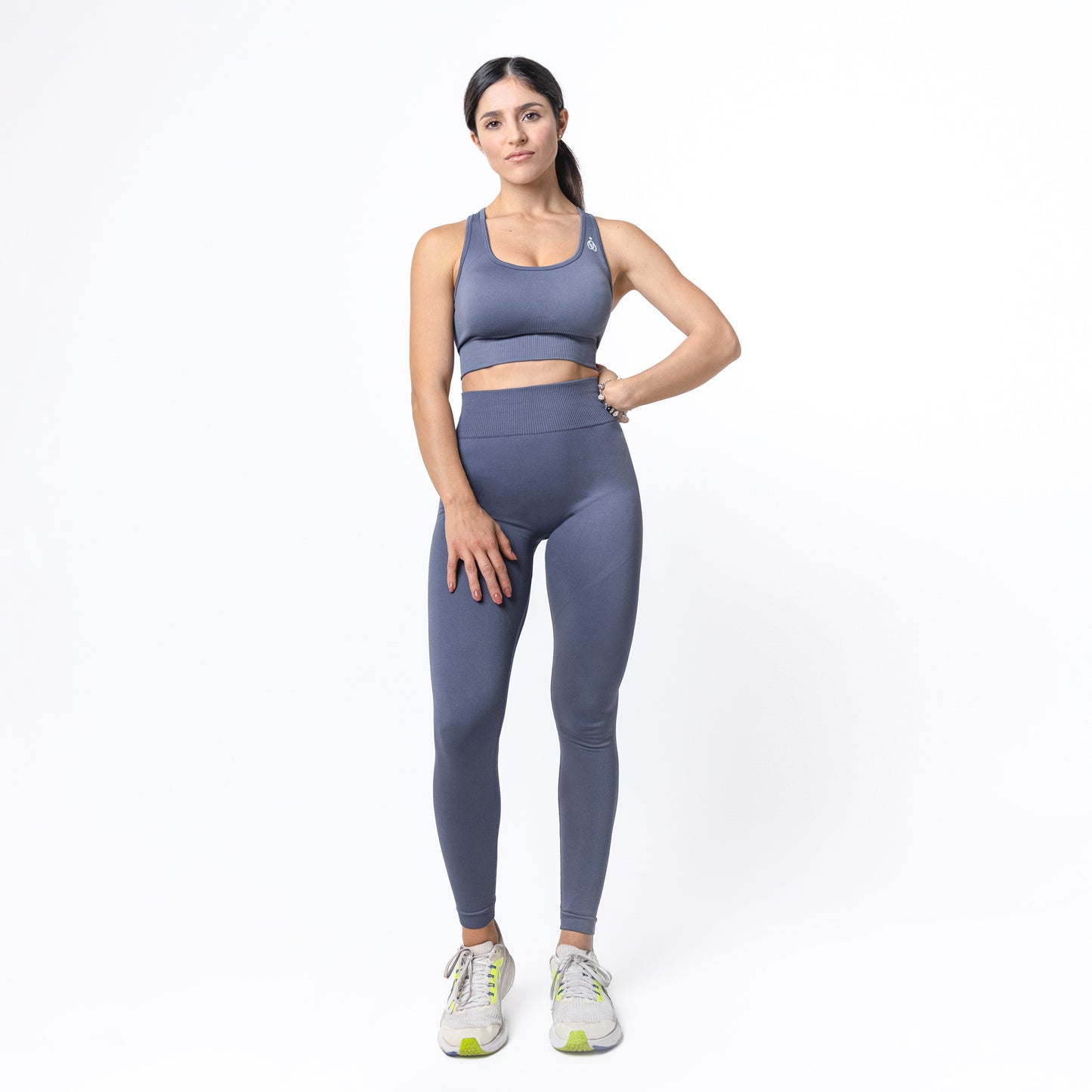 Apoteosys Top Set Leggings&Bra - Grey